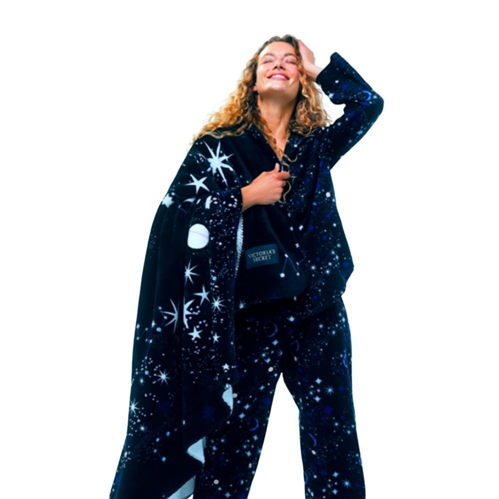 Victoria's Secret Blanket Celestial Galaxy MOST POPULAR '21 PLUSH FLEECE THROW